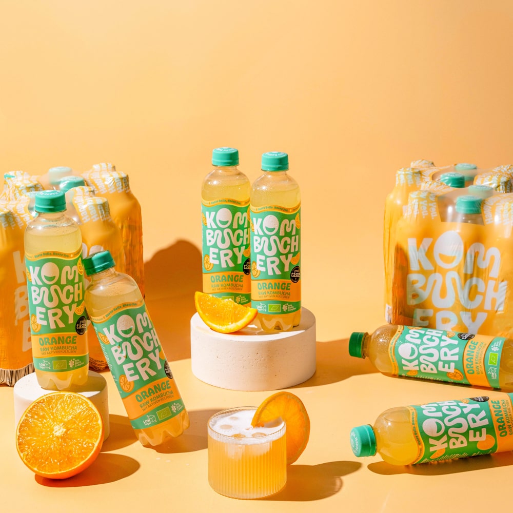 Orange Raw Kombucha